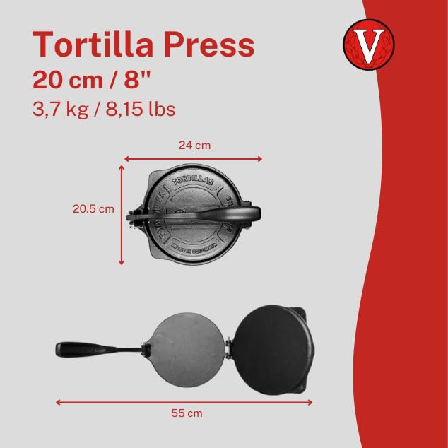 Cast Iron Tortilla Press