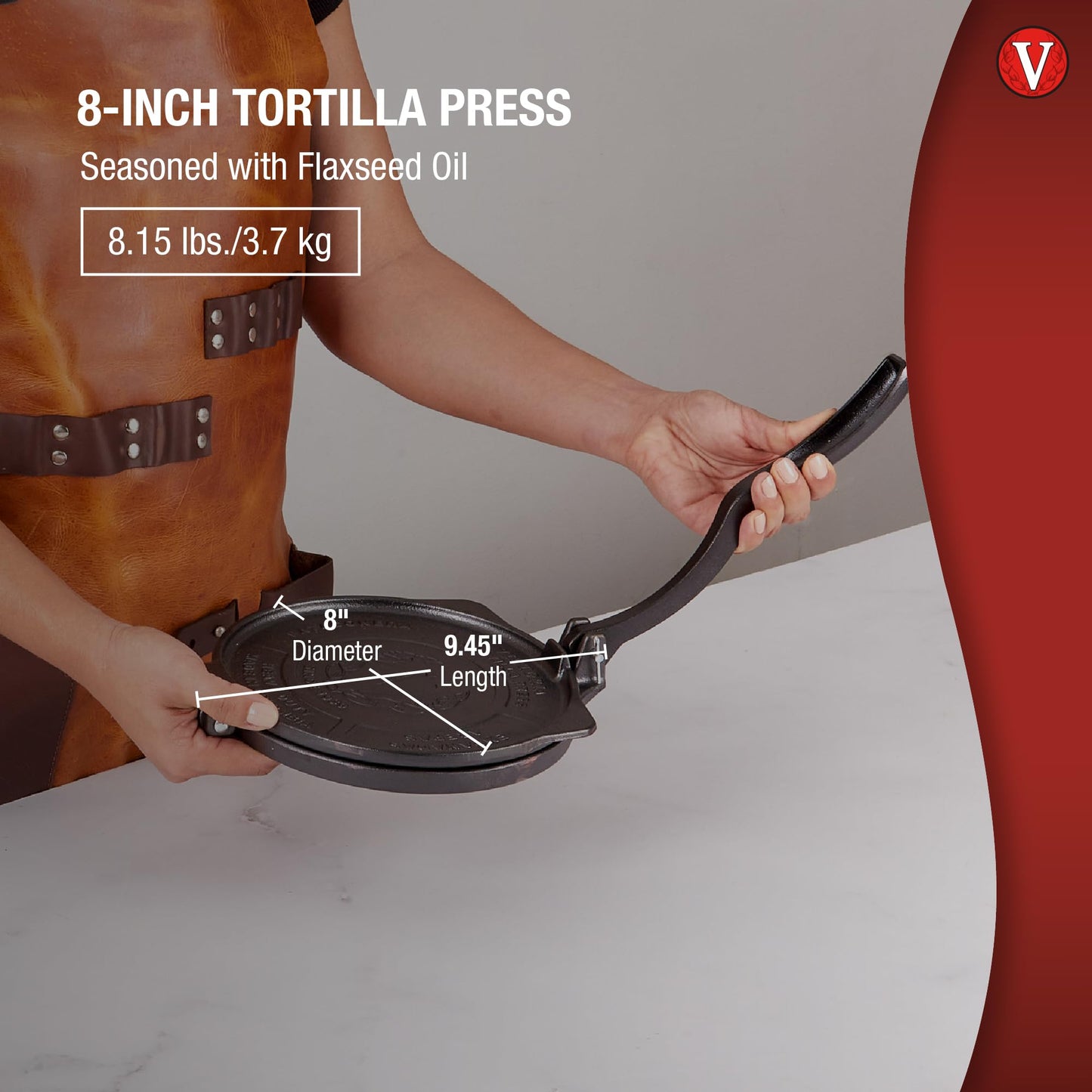 Cast Iron Tortilla Press