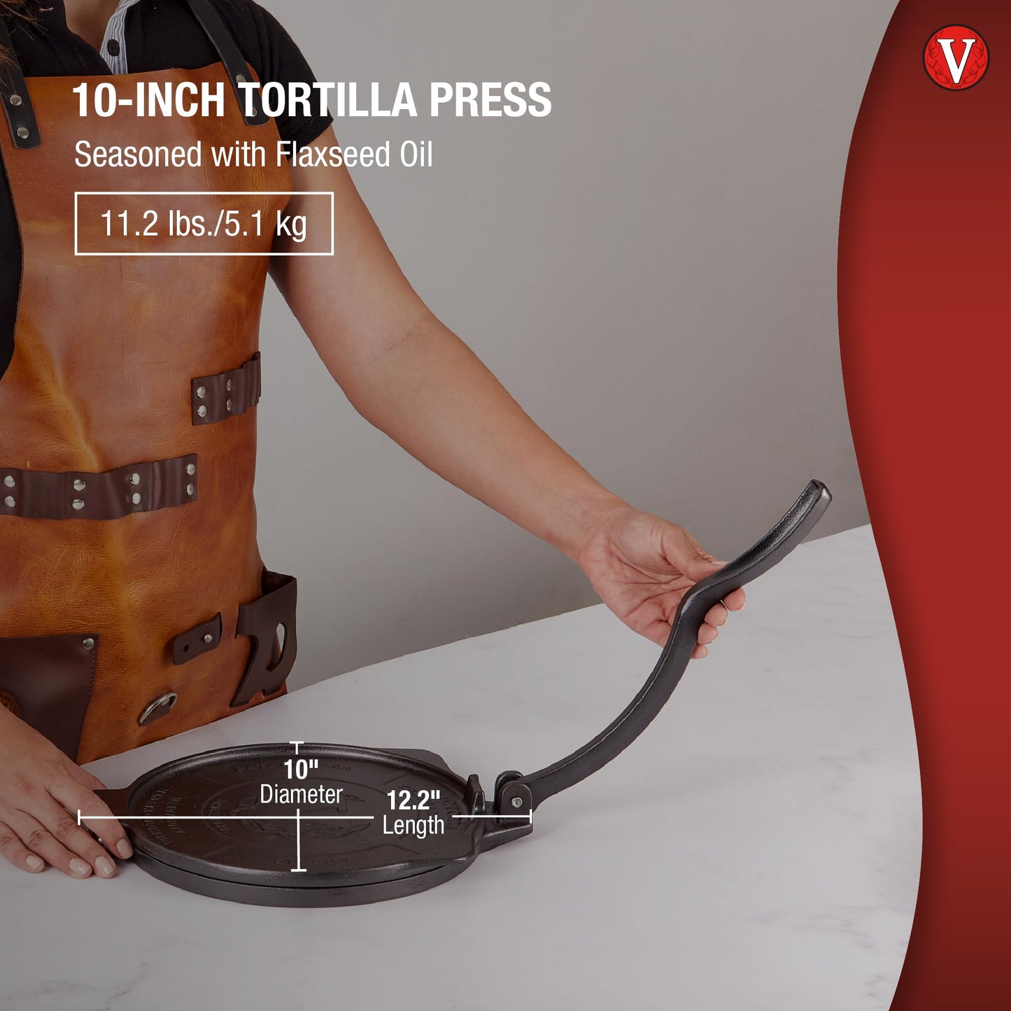 Cast Iron Tortilla Press