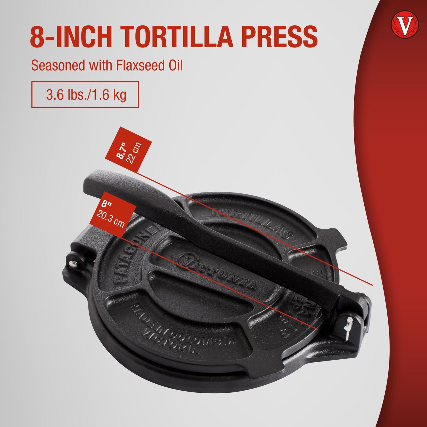 Cast Iron Tortilla Press