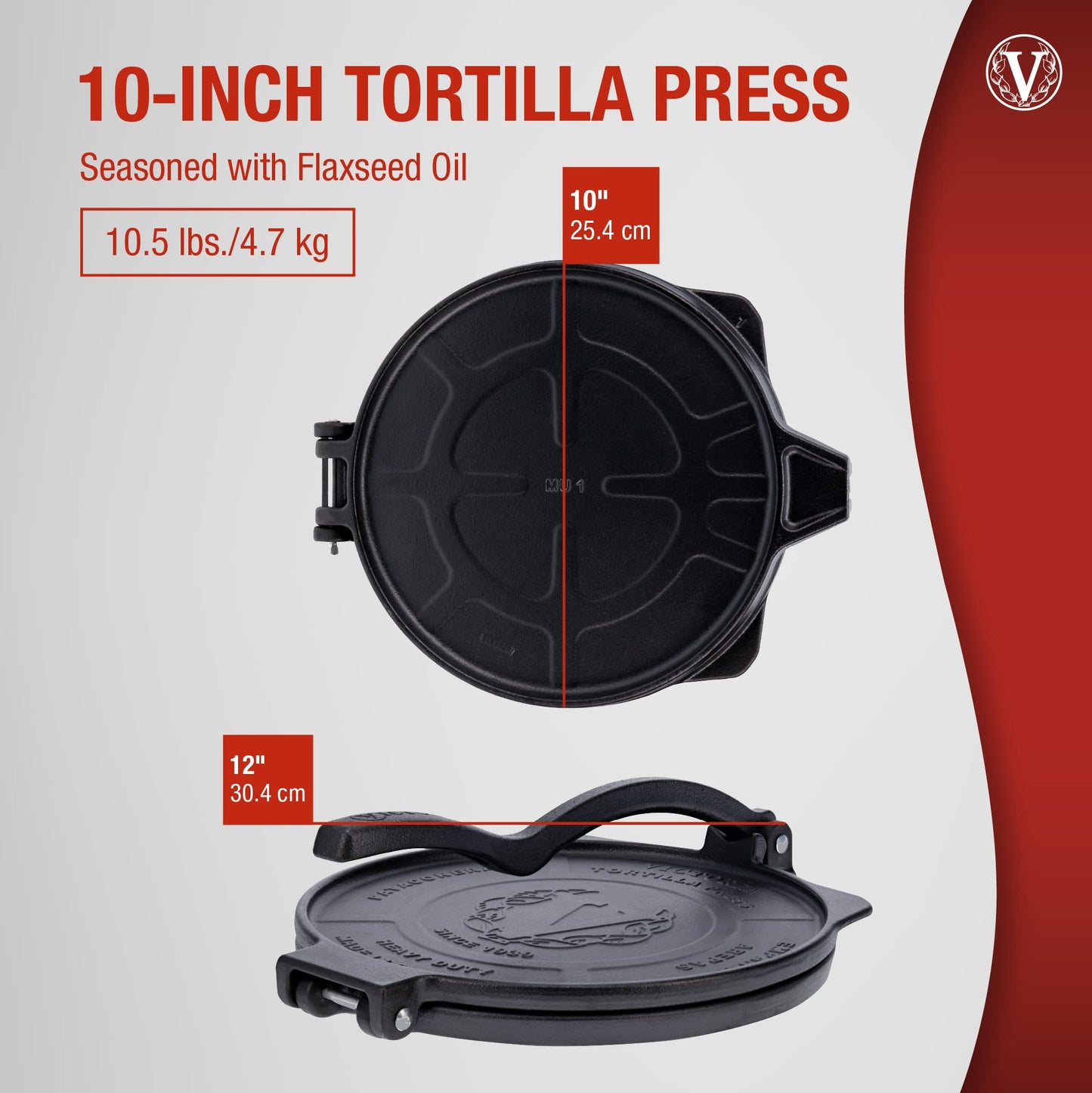 Cast Iron Tortilla Press